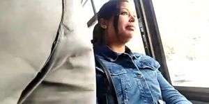Woman Watches Cock Bulge In The Bus