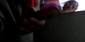 girl watch dickflasher in computer room