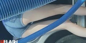 Car wash teen girl shorts