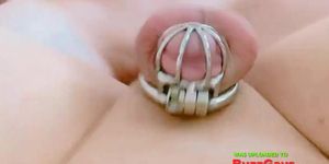 Sissygasm - cuming in chastity