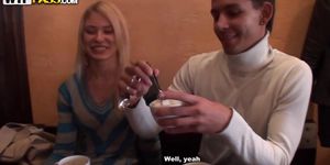 WTF Pass - Blonde girl sex adventure in a cafe