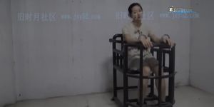 Chinese prison girl in transport chains (part 1)