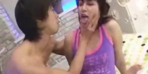 Hairy japanese girl blowjob and has orgasmo show for your pleasure