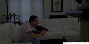 PrincessCum - StepSis Grinds StepBros Cock while Playing Xbox S2:E7