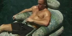 BIG MUSCLES BIG COCKS - Muscled Hunks Cock Sucking By The Pool