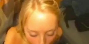 Cute blonde girlfriend done on bed in afternoon - video 2
