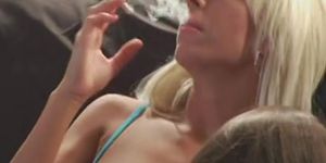 Lisa & Desire lesbian smoking (Liza Harper)