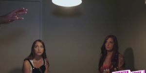 As Jake told Izzy about he rights his meat gets hard (Scarlett Mae, Izzy Lush)