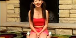 Cute Japanese teen gets pounded by a big white dick