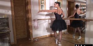 Gorgeous ballerina pleasures her wet pussy (Aleska Diamond, Aleksa Diamond)