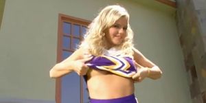 Cheerleader Bree Olson fucks POV