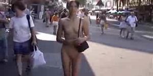 Nude in Public - Karlsruhe Germany