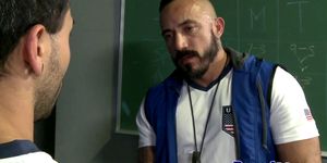NEXT DOOR WORLD - Muscular coach assfucking sporty inked jock
