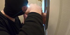 Gloryhole cumshot april 2020