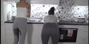 Hot girls farting and peeing