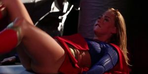 Supergirl in love with her new fucker in this funny parody