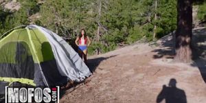 MOFOS - amateur Violet Starr gets fucks while camping