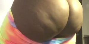 Right after workout booty clapping