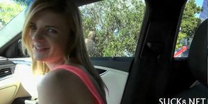 Babe loves riding on a hard rod - video 11