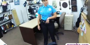 Big ass police officer boned by pawn guy