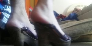 Male Boy Feet foot High heels underwear