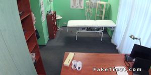 Doctor fucks gorgeous patient from behind