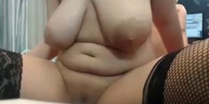 Brunette rubs her pussy - video 2