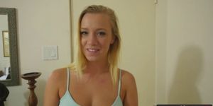 Blonde Step Sis Bailey Gets Pounded From Behind