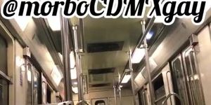 Culeada en el metro de la cdmx