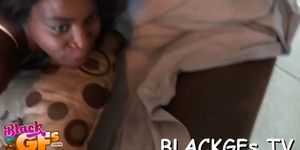 Hot black babe is a cute cowgirl - video 17 (Crazy Cock)