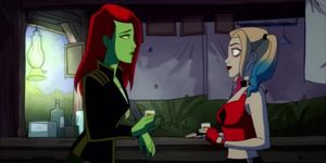 LESBIAN SEX CARTOON - Harley Quinn & Poison Ivy sleep together - DC Batman (Poison Ivy (II))