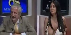 Marika Fruscio Nip Slip On TV - Italian TV Scandal