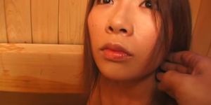 ZENRA | SUBTITLED JAPANESE AV - Subtitled defiled Japanese teen takes a bath