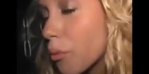 Blonde Girl Paid To Suck Dick