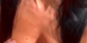 Luxury french prostitute lets me record her sucking my dick