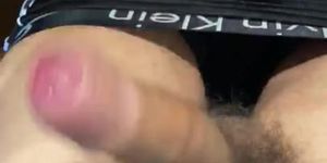 college boy uncut cum fountain