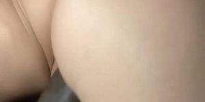 Juicy Thick Booty Pawg Sits On BBC