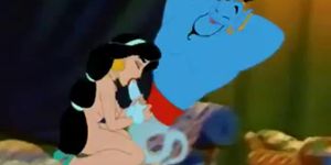 Jasmine is sucking Genie`s dick - video 2