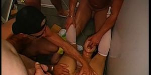 Gangbang and pissing session - video 8