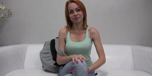 Amateur Redhead At Casting
