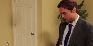 THE GAY OFFICE - Office hunks buttfucking afterhours