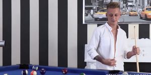 Gay Couple Fucking on a Pool Table