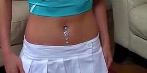 Hot to put a belly button piercing - Tnaflix.com