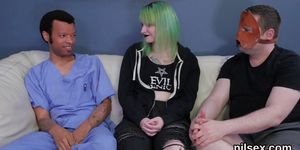 Slutty nympho was taken in anal loony bin for harsh therapy