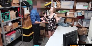 Fake pregnant teen thief got caught and fucked by cop (Kimmy Granger)