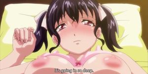 Young busty women give blowjob until cumming  Anime hentai