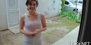 Joyful sex with adorable chick - video 7