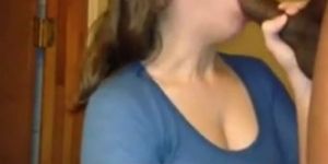 White mom breeded at the motel by her black bull - video 1