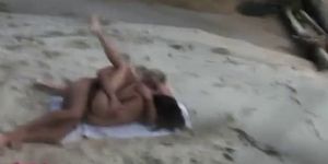 hidden cams russiun beach couple fuck - video 1