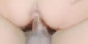 Huge cock inside my pussy (roughed up)